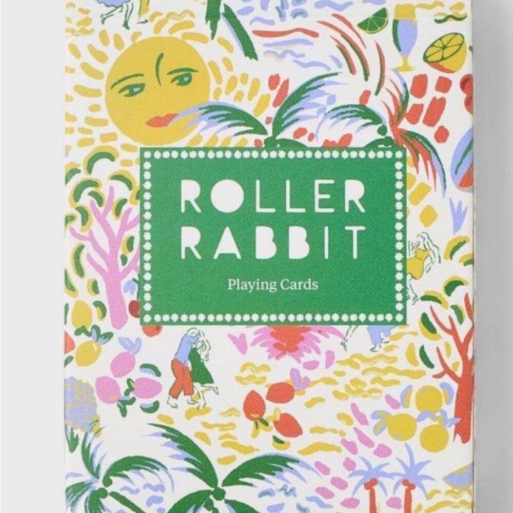 Roller Rabbit x Target Playing Cards Tropical Sun Monkey Seahorse Print